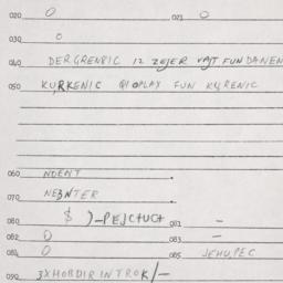 Eastern questionnaire, answ...