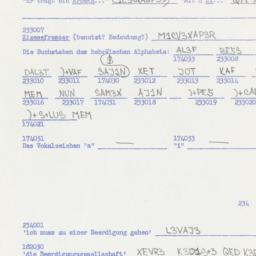Western questionnaire, answ...
