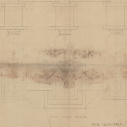 Light fixture elevation, plan