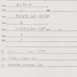 Eastern questionnaire, answ...