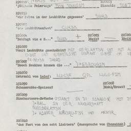 Western questionnaire, answ...
