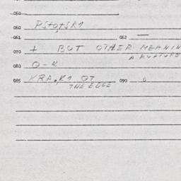 Eastern questionnaire, answ...