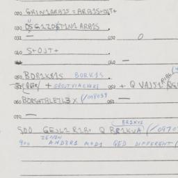 Eastern questionnaire, answ...