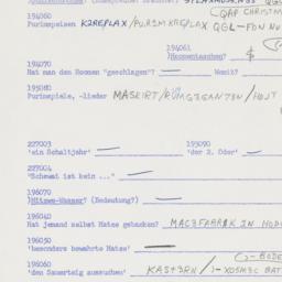 Western questionnaire, answ...