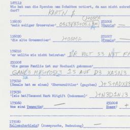 Western questionnaire, answ...