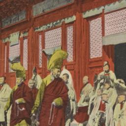 Lama Priests at Lama Temple...