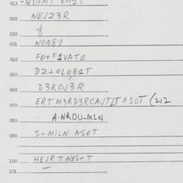 Eastern questionnaire, answ...