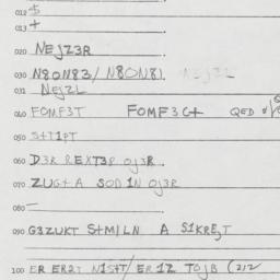Eastern questionnaire, answ...