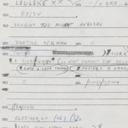 Eastern questionnaire, answ...