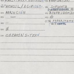 Eastern questionnaire, answ...