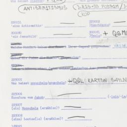 Western questionnaire, answ...