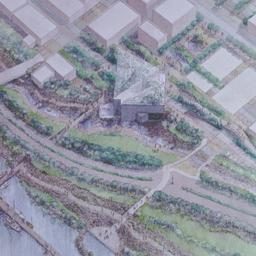 Aerial perspective drawing.