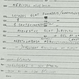 Eastern questionnaire, answ...