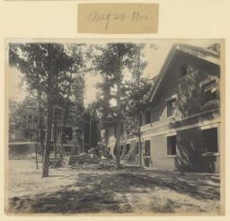 [William C. Whitney House, construction view]