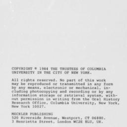 Reminiscences of George Cha...