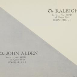 The John Alden, The Raleigh...