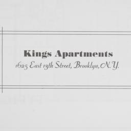 Kings Apartments, 1625 E. 1...