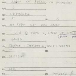 Eastern questionnaire, answ...