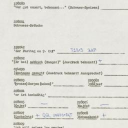 Western questionnaire, answ...