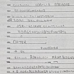 Eastern questionnaire, answ...