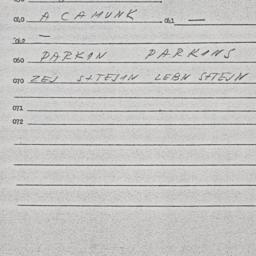 Eastern questionnaire, answ...