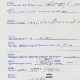 Western questionnaire, answ...