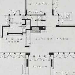 First floor plan for public...