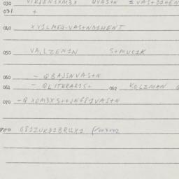 Eastern questionnaire, answ...