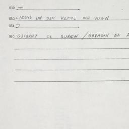 Eastern questionnaire, answ...