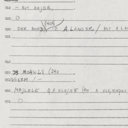 Eastern questionnaire, answ...