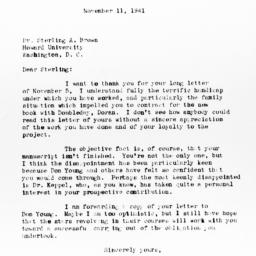 Letter from Samuel A. Stouf...