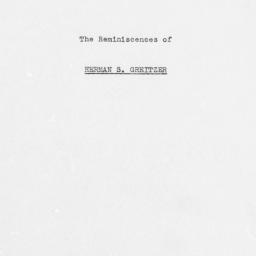 Reminiscences of Herman S. ...