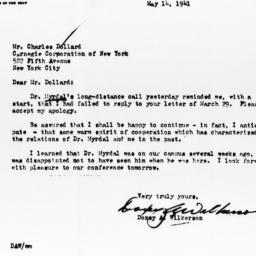 Letter from Doxey A. Wilker...