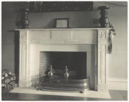 [White House, detail of Treaty Room fireplace]