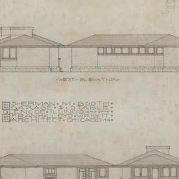 Working drawing #4: West, e...