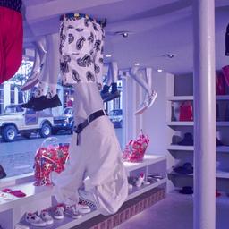 Interior view, showroom wit...