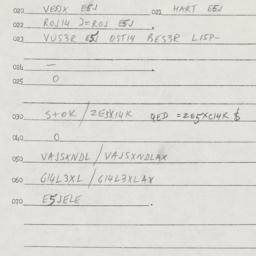 Eastern questionnaire, answ...