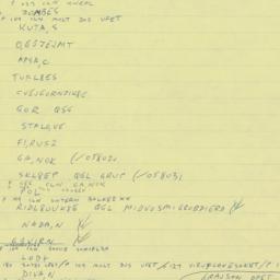 Eastern questionnaire, blue...