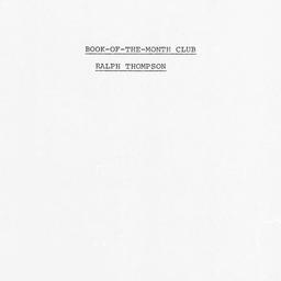 Reminiscences of Ralph Thom...