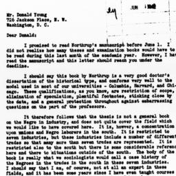 Letter from William F. Ogbu...