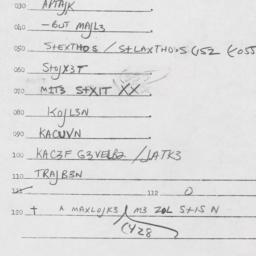 Eastern questionnaire, answ...