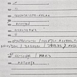 Eastern questionnaire, answ...