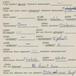 Western questionnaire, answ...