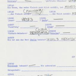 Western questionnaire, answ...