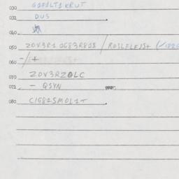 Eastern questionnaire, answ...