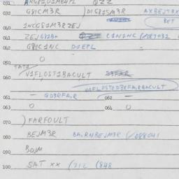 Eastern questionnaire, answ...