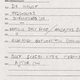 Eastern questionnaire, answ...
