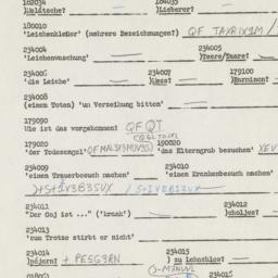 Western questionnaire, answ...