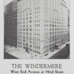 The Windermere, West End Av...
