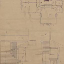 Second floor plan, stair se...
